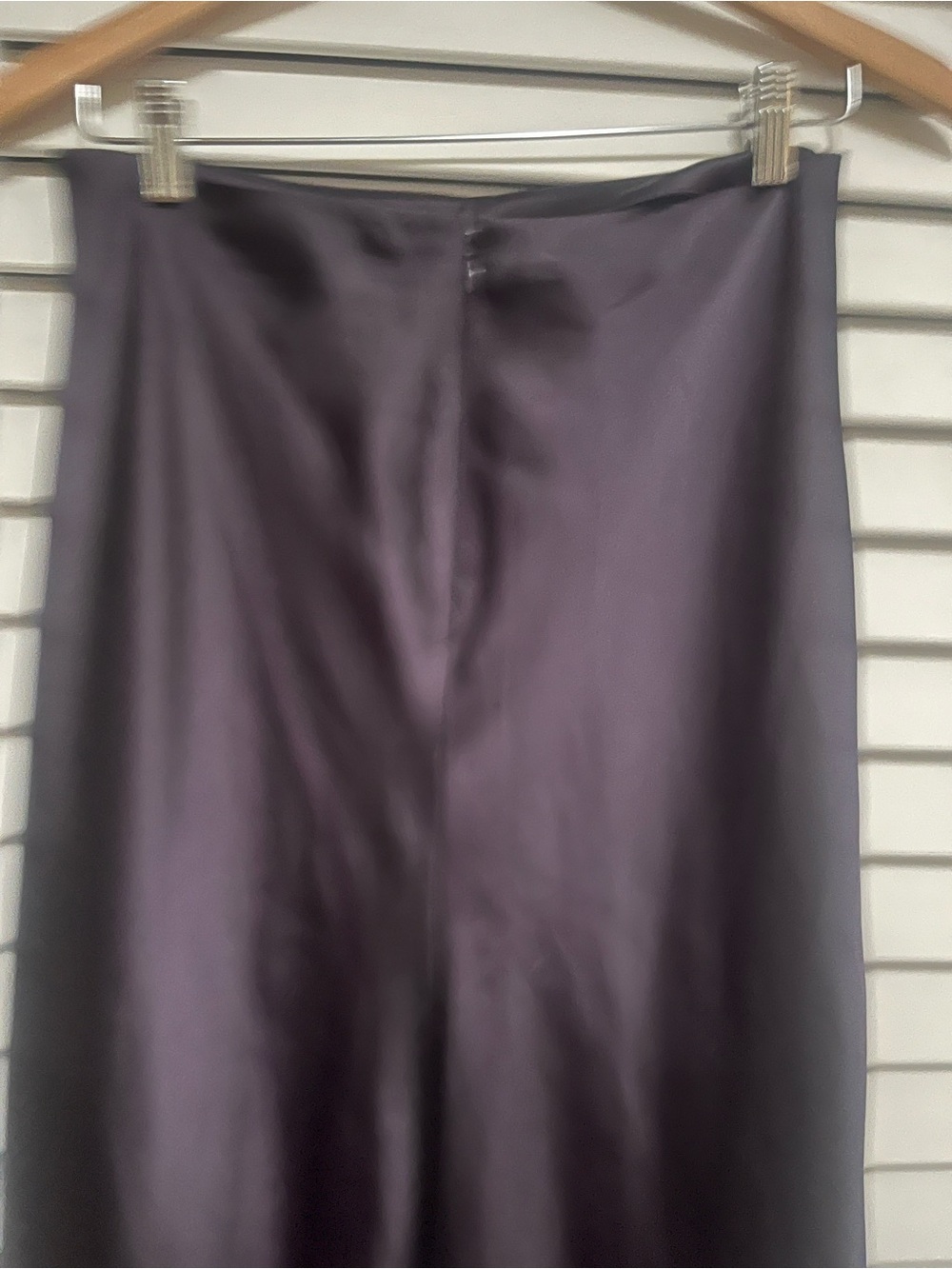 Club Monaco Maxi Slip Skirt in Plum - Picture 3 of 7